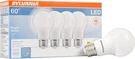 Ledvance Sylvania Light Bulb, 60W 4 Count (pack Of 1), Bright White. Fixed Price $11.67.