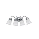 Sea Gull Lighting Brookchester Chrome 4-LIGHT Wall & Bath Vanity Fixture. Fixed Price $70.00.