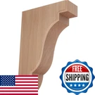 Ekena Millwork BKTW02X05X08BECH Bedford Wood Brackets 3/4W 5D 7 1/2H. Fixed Price $35.21.