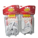 2 Pks 3M Command 8 Small Designer Hooks & 16 Adhesive Strips Per Pack Max Lb. Fixed Price $11.99.