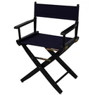 Extra Wide Premium 18IN Directors Chair Black Frame Wbynavy Color Cover. Fixed Price $88.33.