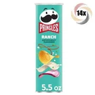 14X Cans Pringles Ranch Bursting Flavor Potato Crisps Chips - 5.5OZ. Fixed Price $47.75.