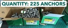 Nos Bulk 225-COUNT Hillman 5/16 -18 Machine Screw Concrete Wedge Anchor Masonry. Fixed Price $116.51.