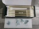 5PC Goo-ki Brushed Brass Zinc Alloy Cabinet Pulls, Modern Minimalist 10" Hole ... Fixed Price $37.99.