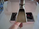 Bwe Handle Waterfall Bathroom Vessel Faucet Brushed Nickel 6137H-N-2. Fixed Price $43.99.