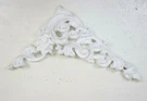 Kinsley Onlay, Right Ekena Millwork 11 3/4"W X 15 3/4"H 3/8"P Furniture Deco. Fixed Price $25.00.