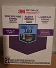 3M 100-GRIT Pro Grade Precision Sanding Sheets 20 Pack 11"X 9" Medium. Fixed Price $28.00.
