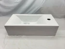 Whitehaus Collection Isabella Wall Mount Sink Basin Towel Bar WHITE19-3/4" AM5. Fixed Price $30.00.
