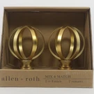 Allen & Roth, #5184148, Set Of 2, Gold Finials For 1" Diameter Rods. Fixed Price $14.99.