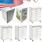 3/4/5 Drawers Dental Trolley Carts Mobile Medical Cabinet W/360 Wheels. Fixed Price $332.99.