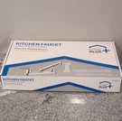 Home Plus+ 2-HANDLE Lever Centerset Kitchen Faucet 8 In Chrome W/ Hose. Fixed Price $29.00.