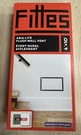 Fittes Aria Lite 4 In. X 10 Black Flush Wall Vent Abs. Fixed Price $25.00.
