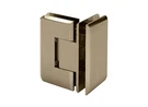Fhc Carolina 90 Degree Glass-to-glass Hinge Brass Material Brushed Bronze Finish. Fixed Price $100.96.
