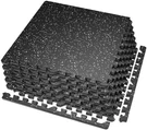Superjare 0.56'' Thick Pcs 24 Sq Ft Rubber Top Exercise Equipment Mats, Hig.... Fixed Price $97.26.
