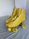 Seven C7 Skates Quad Roller Women Size Retro Design Yellow & Tan. Fixed Price $38.00.