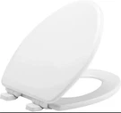 Mayfair 1843SLOW 000 Close Elongated Toilet Seat White Enameled Wood. Fixed Price $29.95.