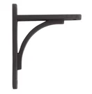 Signature Hardware-rustic Cast Iron Shelf Bracket Black Powder Coat 5"X6 1/4". Fixed Price $12.00.