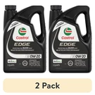 (2 Pack) Castrol Edge 0W-20 Advanced Full Synthetic Motor Oil, 5 Quarts. Fixed Price $43.19.