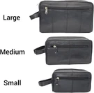 Travel Toiletry Bag Genuine Leather Dopp Kit Organizer For Women.... Fixed Price $19.99.