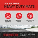 Motor Trend Flextough Advanced Rubber Car Floor Mats Heavy Duty - Black. Fixed Price $41.07.