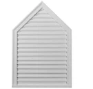Ekena Millwork 24"WX 30"H Peaked Gable Vent Louver, Functional, White. Fixed Price $109.99.