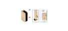 Crl SA93FBR Polished Brass 3/8" Closed Bottom Left Hand Flat Base Glass Clip. Fixed Price $24.17.