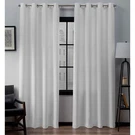 Exclusive Home Loha Linen Grommet Top Curtain Panel Pair, 84"X54", Winter White. Fixed Price $24.79.