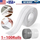 10.5FT Pvc Self Adhesive Caulk Sealing Strip Tape For Kitchen Wall Sink Toilet. Fixed Price $40.99.