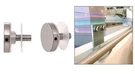 Crl 1-1/2" Diameter Brushed Stainless Steel Standoff Cap Assembly. Fixed Price $22.55.