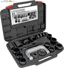 23 Piece Tool Kit, Remove And Install Ball Joints, Receiving Tube, Adapters, Soc. Fixed Price $339.37.