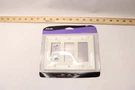 Amerelle Ascher 3 Gang Rocker Steel Wall Plate - White. Fixed Price $7.10.