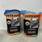 Quick Dam Water Activated Flood Bags 1FT X 2FT Packs Black New Sandless. Fixed Price $24.95.