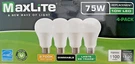 Lot 96 Maxlite Bulbs Dimmable Led Soft White Light 10-WATT 75 2700K. Fixed Price $87.74.