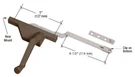 Crl EP23090 Bronze Right Hand Dyad Casement Window Operator With 4-1/2" Link Arm. Fixed Price $62.12.