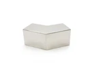 Roll Formed Cap Rail Corner 135 Degree Horizontal 2" Square - Polished Stainless. Fixed Price $68.13.