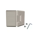 Brixwell Solid Brass Shower HINGE,180-DEGREE,10-12MM Glass,brushed Nickel Finish. Fixed Price $133.61.