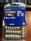 20PK Everbilt 5/16 X 1-3/4 In. Masonry Concrete Anchors Long Lag Shields 803632. Fixed Price $20.00.