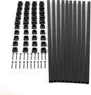 Titan Snap 'n Lock Black Aluminum Baluster Kits - 25" Square. Fixed Price $123.99.