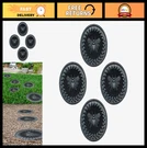 A1 Home Collections Round Garden Stepping Stone Mats Set Of 4 Black. Fixed Price $66.99.