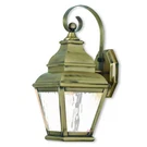 Livex Lighting 2601-01 Exeter Antique Brass Outdoor Wal. Fixed Price $267.99.