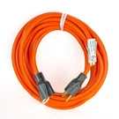 25' 16 Gauge Light Duty Orange Indoor/outdoor Sjtw Extension Cord - Made Usa. Fixed Price $17.57.