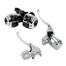 Chrome 1" Switch Control Housing + Master Cylinder Brake Clutch Lever For Harley. Fixed Price $58.98.