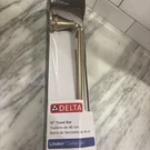 Delta 79418-CZ Linden 18" Towel Bar Champagne Bronze. Fixed Price $26.66.