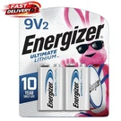 Energizer Ultimate Lithium 9V Batteries 2 Pack Long Lasting Leak Resistant. Fixed Price $13.99.