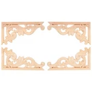 Artibetter Solid Wood Carved Applique 5.11 X 2.55 0.31 Inches, As Shown. Fixed Price $21.99.