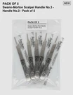 Swann-morton NO.3 Scalpel Handle Fits 10 15A Blades (pack Of 5). Fixed Price $50.00.