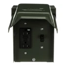 Midwest U010S010GRP Power Outlet With Switch 20 Amp Green Dark. Fixed Price $71.99.
