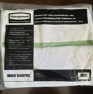 Large Commercial Microfiber Towel Cleaning Cloth Bar Rag 24PC Rubbermaid 16X19. Fixed Price $63.99.