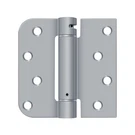 4" X 5/8" Sq Spring Hinge, Ul Listed Brushed Chrome. Fixed Price $18.45.