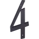 Traditional House Number, #4, Inches, Matte Black By Stone Harbor Hardware. Fixed Price $16.09.
